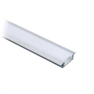1 - Perfil de Aluminio para Tiras LED Empotrables 2 Metros VT-8106